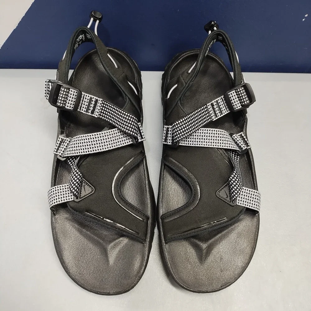 Nike Oneonta Trail Sandals Mens Size 13 Black Gray Adjustable Straps DJ6604-001